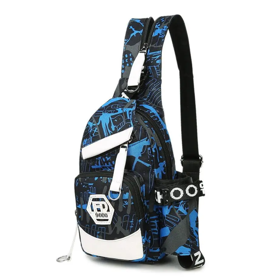 Korean Style Men/Women's Single/Double Shoulders Chest Bag Anti Theft Sport Casual Shoulder Messenger Shopping Bagpack | Багаж и сумки
