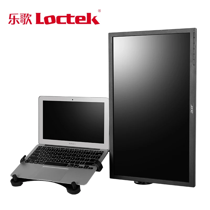 Loctek D1F2 Настольный держатель для 10 16 дюймового монитора + 27 дюймовый ЖК двойная