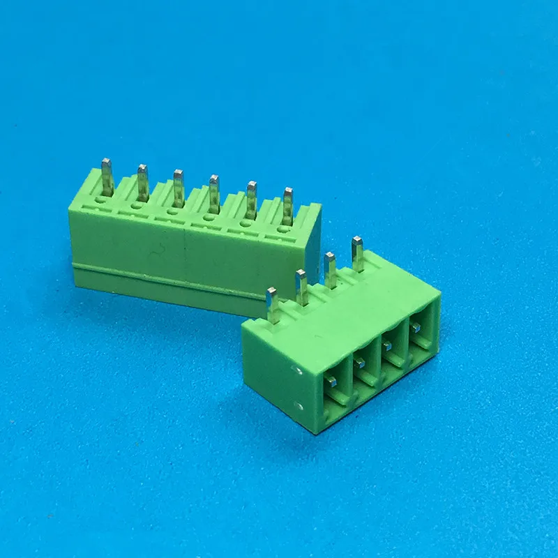 10 шт./лот YT2103B 2EDG Шаг 3 81 мм Штекерный терминал PCB проводка штекер + прямой/изогнутый