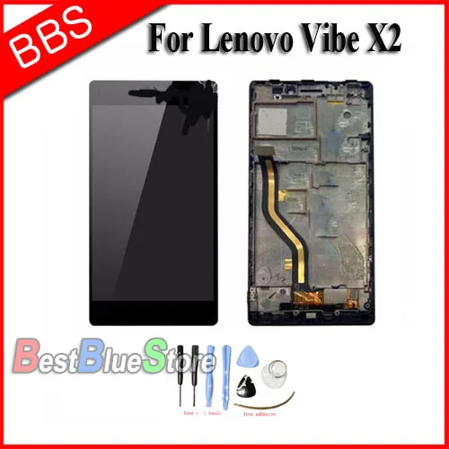 Замена ЖК-дисплея сенсорный дигитайзер экран в сборе с рамкой для Lenovo Vibe X2 +