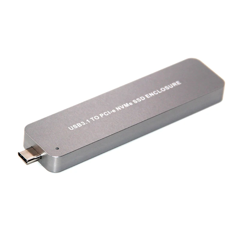Портативный выдвижной Type-C USB 3 1 к M.2 NVME PCIE SSD мобильный накопитель 10 Гбит/с