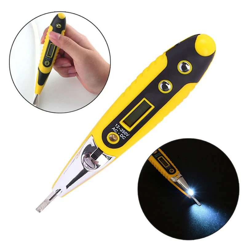 Электрический тестовый измеритель напряжения цифровой детектор прочный