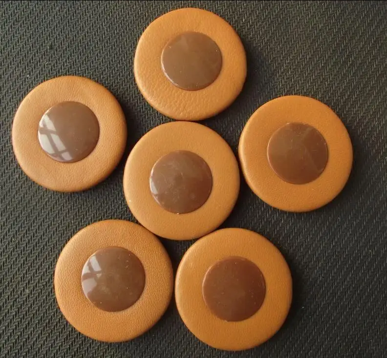 

15 pieces 27mm Excellent leather sax pad good material Plastic resonator