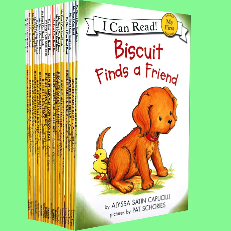 18 books/set  Biscuit Series Picture Books I can read Children story book Early Educaction English reading Book for baby