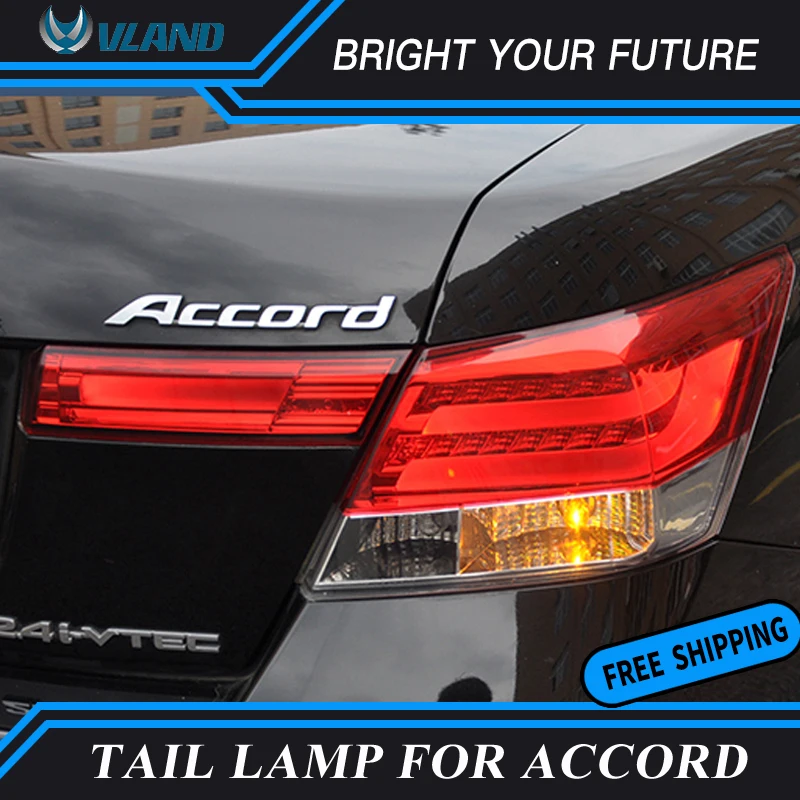 Светодиодный льная светодиодная задняя фара для Honda Accord 8th задсветильник 2008 2012