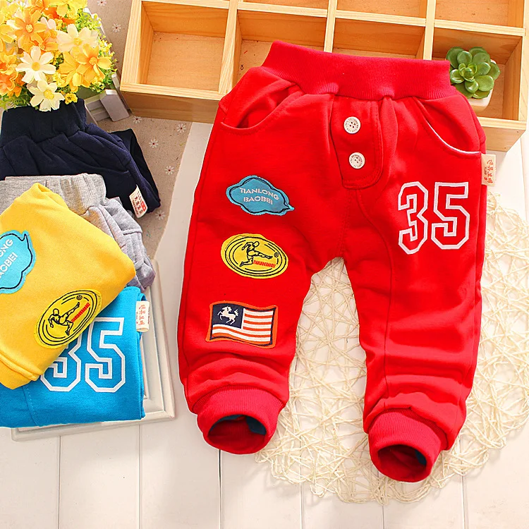 Штаны-шаровары для мальчиков весна-осень детские брюки хлопковые г. в Корейском