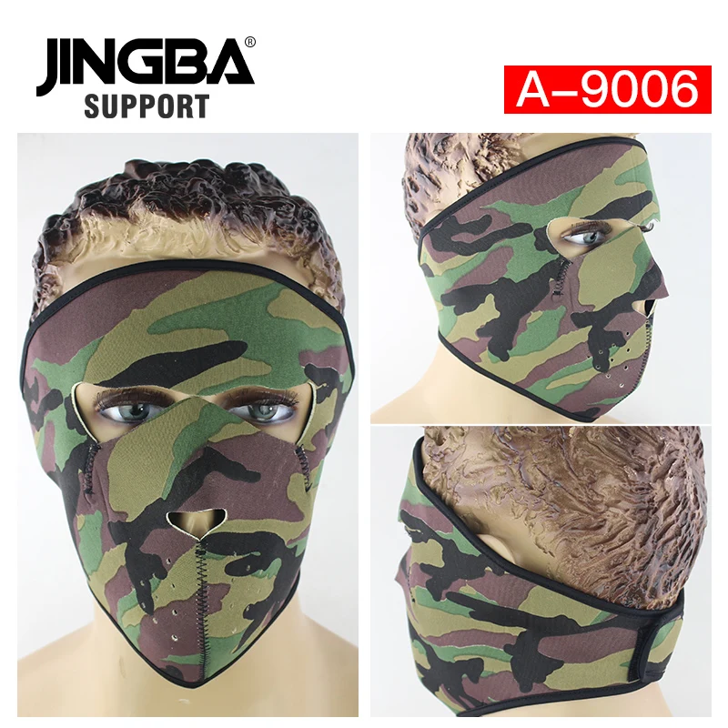 JINGBA поддержка Тур де moto мото полное лицо тактика маска Facemask Хэллоуин крутая Маска