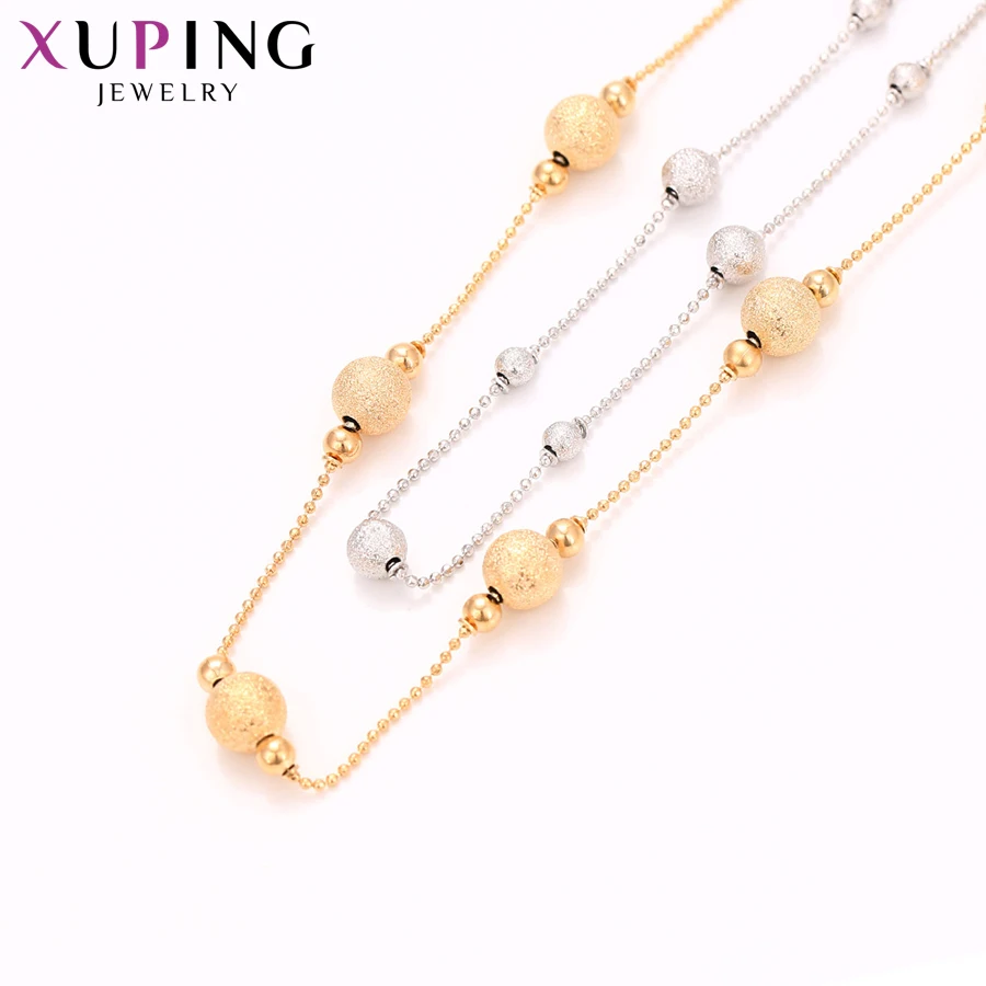 Xuping Fashion Elegant Necklace Lovely Long High Quality Hot Sell Chain Jewelry Halloween Gifts 41807 | Украшения и аксессуары
