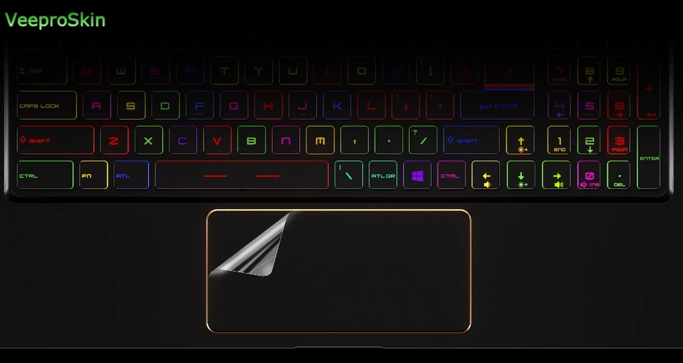 Матовая Сенсорная Пленка стикер трекпад протектор для MSI GS75 Stealth 8sg 8se 9sg 093 2080 17 3