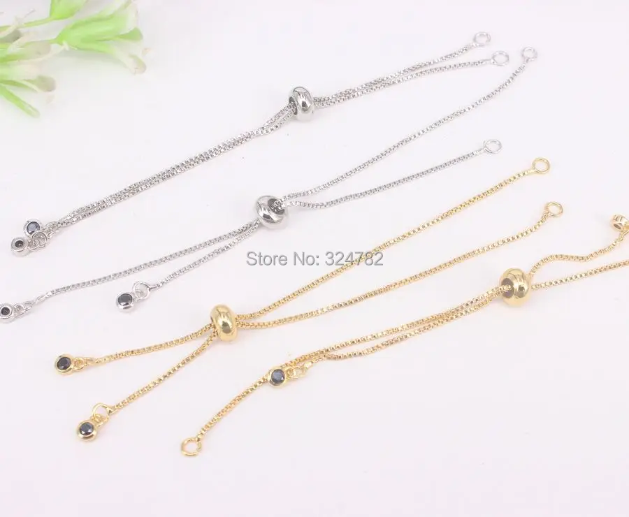 20 шт смешанных цветов Очаровательная цепочка для изготовления браслета макраме