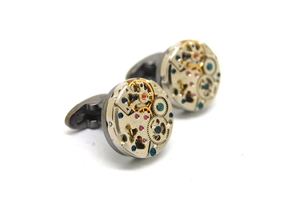 Для мужчин Jewelry Высокое качество запонки s серебряные часы бренд свадебный