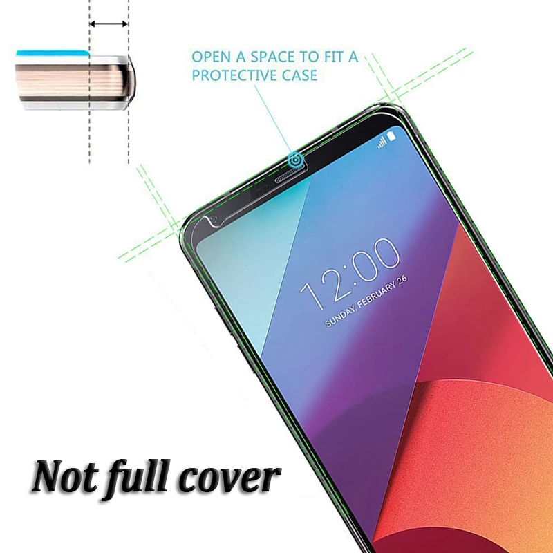 Стекло для LG q6 v20 закаленное стекло v10 защита экрана v 20 10 q 6 защитная пленка 9 H 2.5D glas