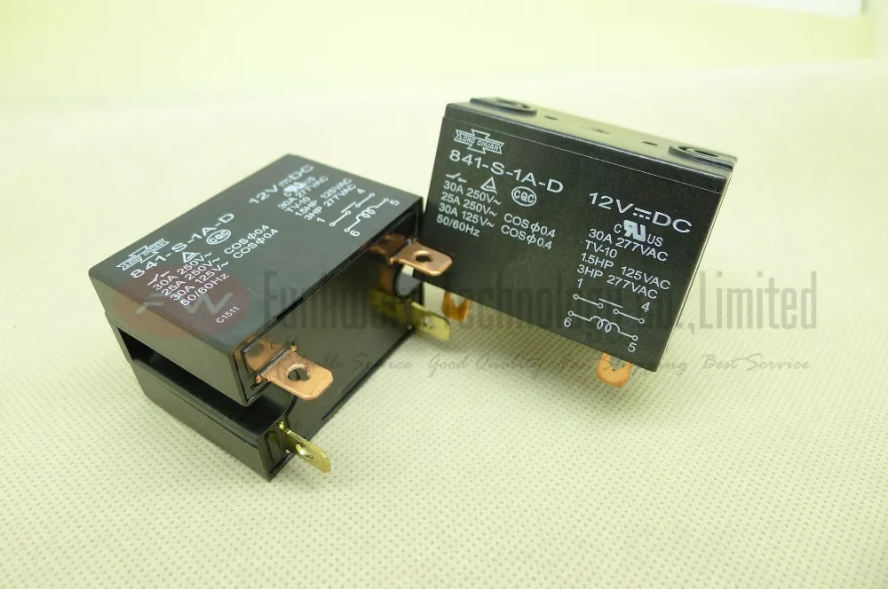 841-S-1A-D-12VDC 841-S-1A-D-100/120VAC реле питания 30A 277VAC 4 контакта | Обустройство дома