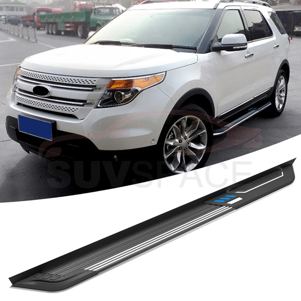 Алюминиевая подножка боковые ступени Nerf для Ford Explorer 2011 2020 автомобильный Стайлинг