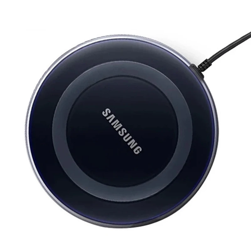 Original Samsung 5V/2A QI Wireless Charger Adapter Charge Pad For Galaxy S6 S7 Edge S10 S9 Plus Note 5 iphone 8 plus X XS XR MAX