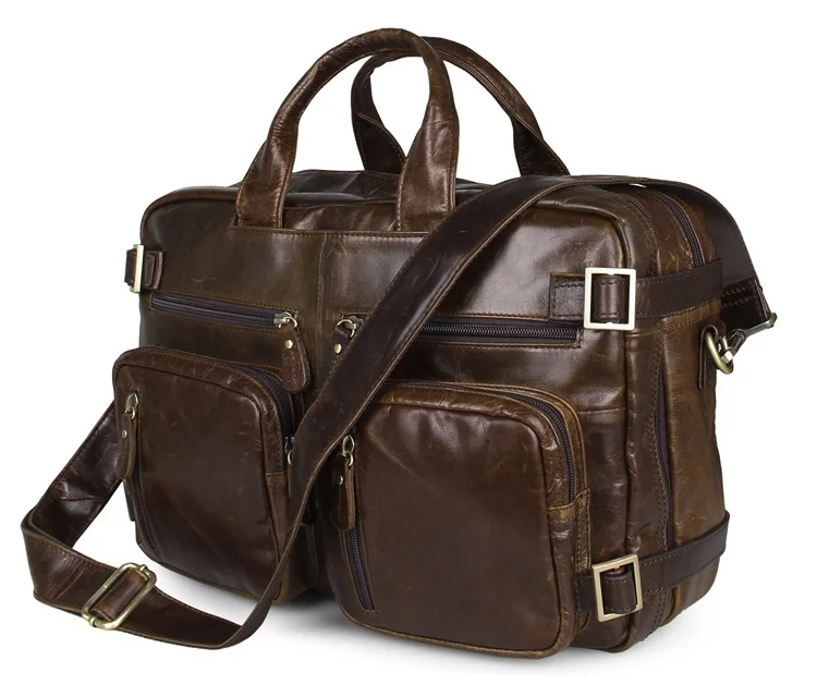 Винтажная сумка из 100% натуральной кожи мужские сумки-мессенджеры деловые