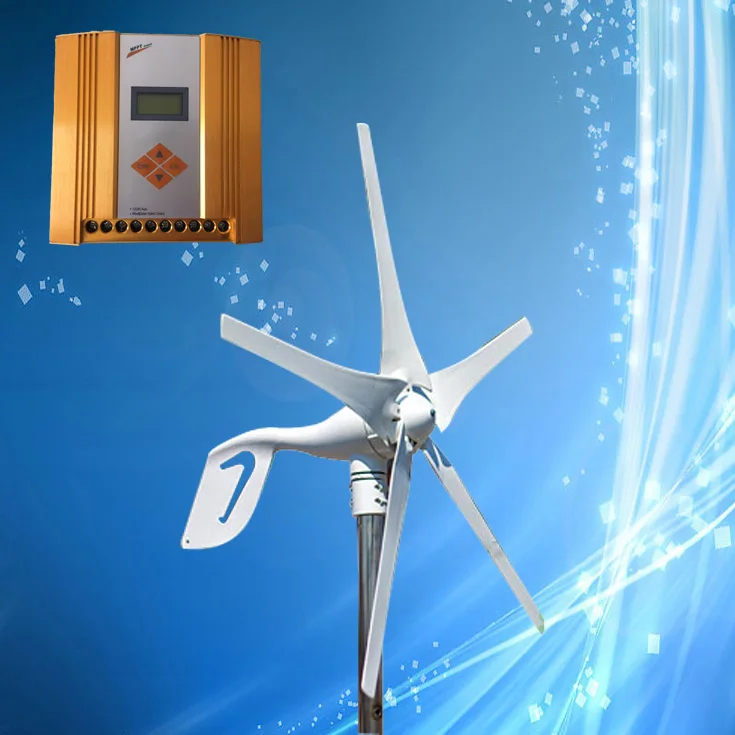 Ветротурбины 400 Вт 12 В ветрогенератор в сочетании с MPPT Солнечный ветер гибридный