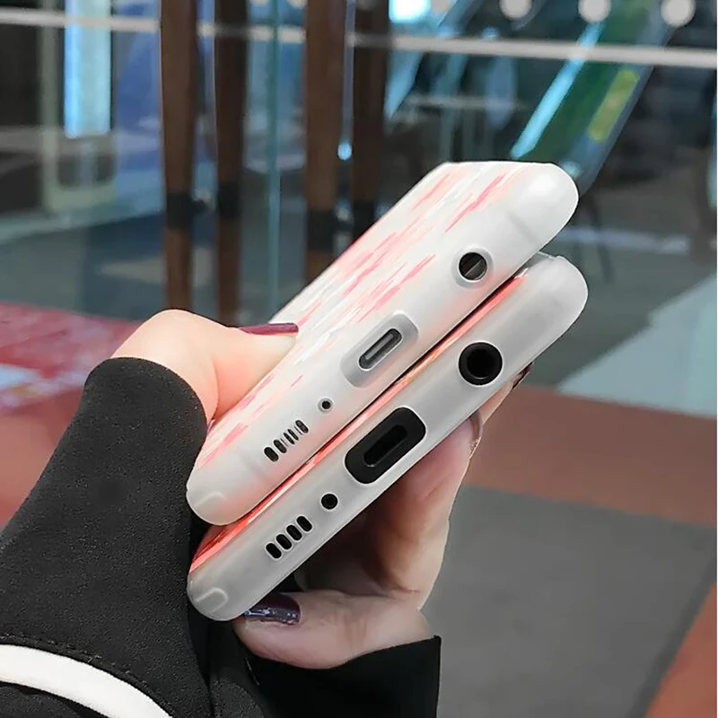 YHBBCASES чехол для телефона с розовыми цветами из мультфильма Samsung Note 8 9 рельефный