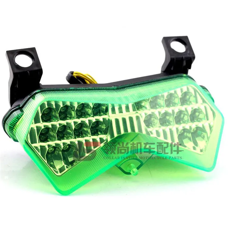 3 вида цветов в наличии объектив зеленый дым прозрачный мотоцикл задний фонарь