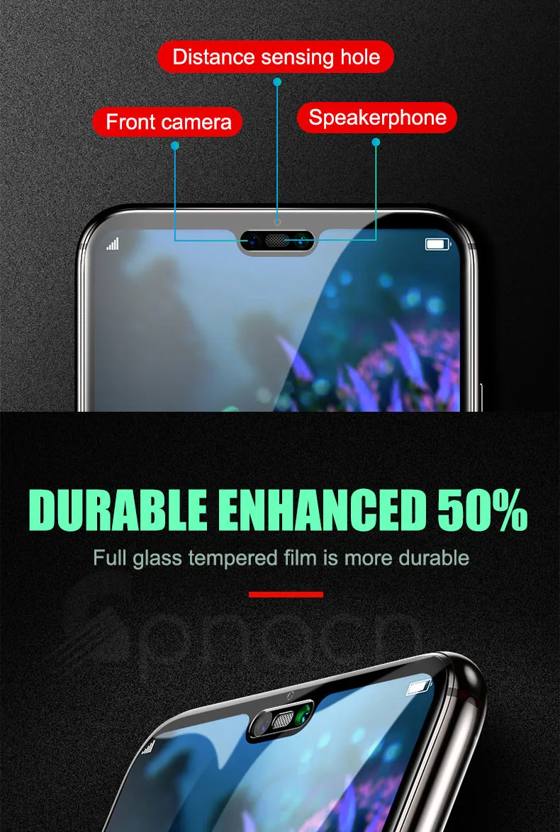 9D стекло для huawei P20 Pro Lite Plus защита экрана закаленное стекло для huawei P Smart Nova 3E 4 защитная пленка