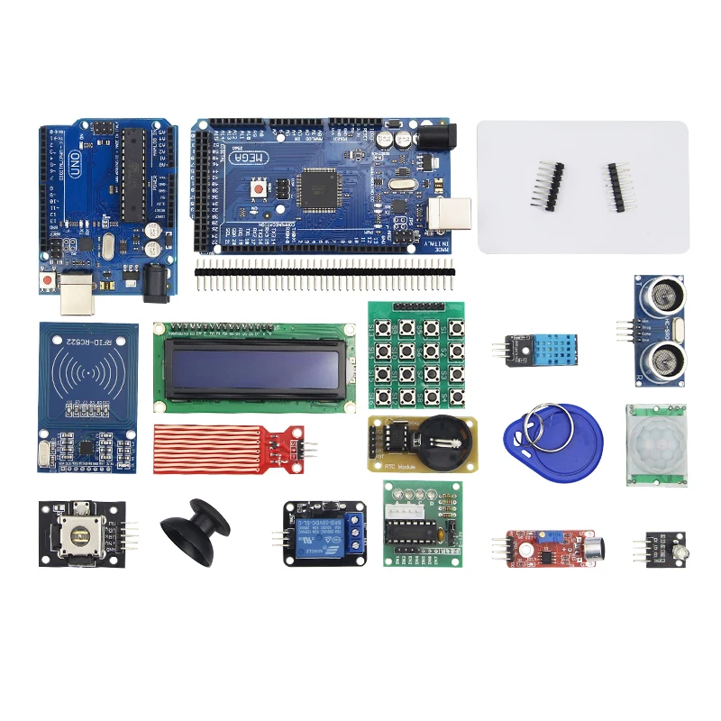 Стартовый набор RFID для DIY RC522 модуль датчика ЖК дисплей сервопривод компоненты UNO