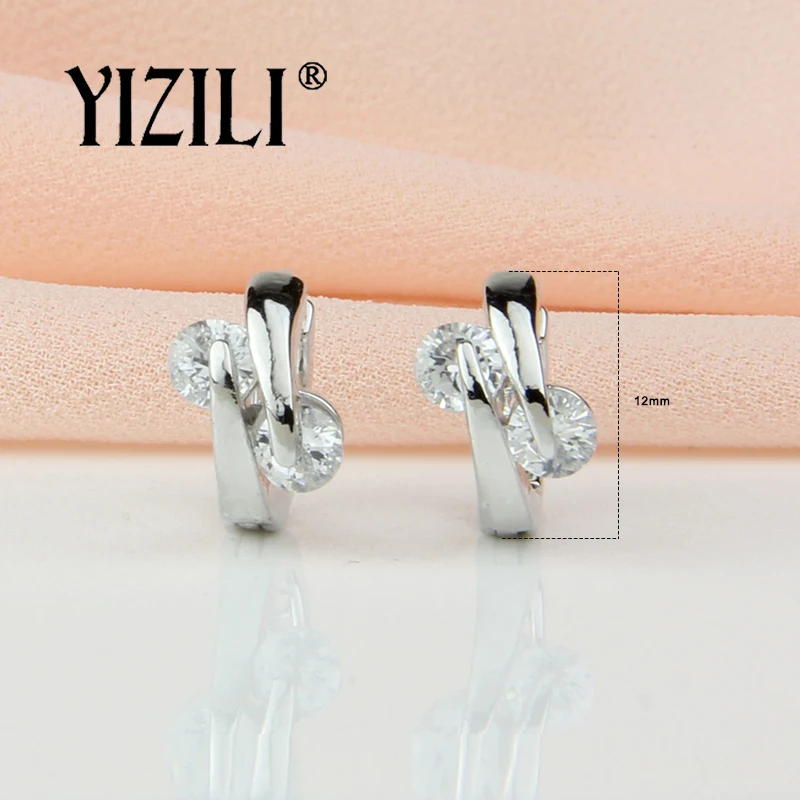 YIZILI Новые поступления простая мода 2 цвета круглые Висячие серьги натуральный