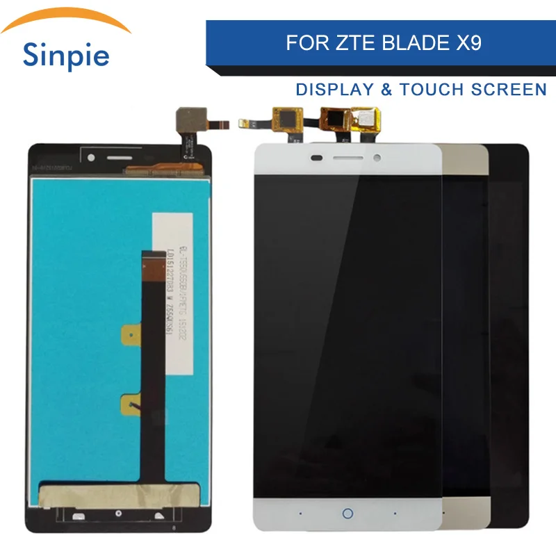 Sinpie 100%Tested Working LCDs For ZTE Blade X9 LCD Display Touch Screen Digitizer With Frame Spare Parts Tools | Мобильные телефоны
