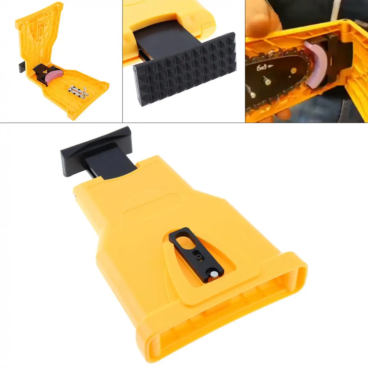 

Chainsaw Teeth Sharpener Stone Grinder Chain Grinder Fast Chain Grinding System Abrasive Tool for Woodworking