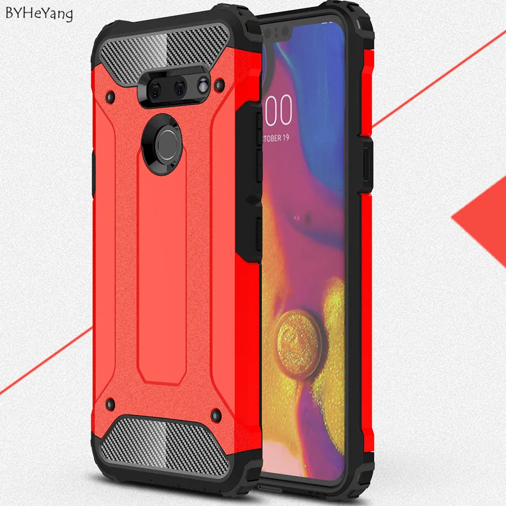 Чехол для телефона LG G8 ThinQ Armor Case Heavy Duty Hybrid Full Back Cover Thinq Hard PC Matte Ultra Thin bag | Мобильные