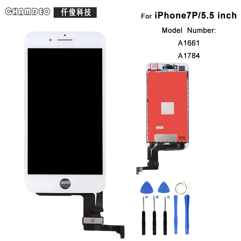 CHAMDEO для iPhone7P 7 Plus 7G ЖК дисплей сенсорный экран дигитайзер панель сборка запасная