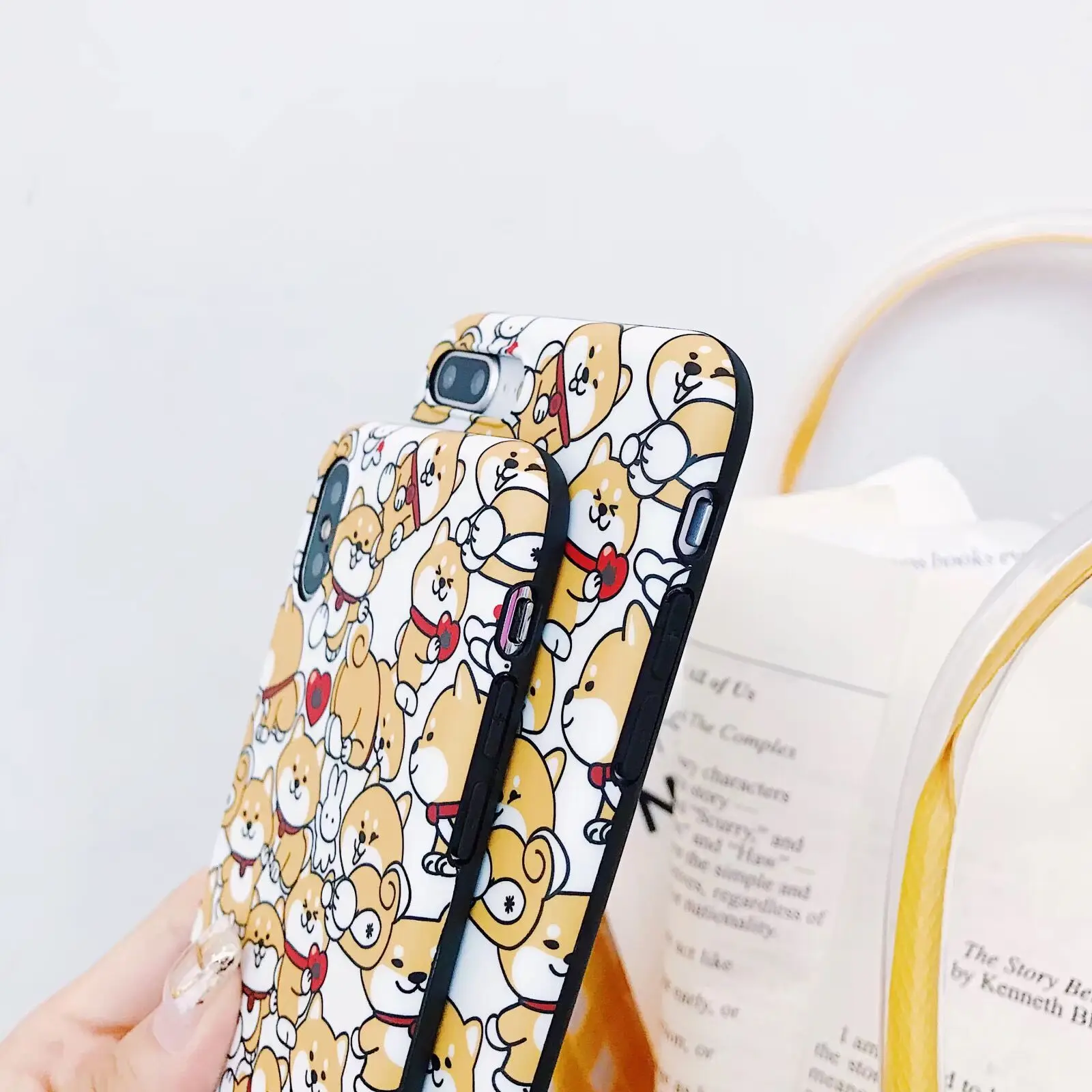 Японский милый чехол для iPhone Xs MAX Xr X 6 6s 7 8 plus задняя крышка с забавным рисунком