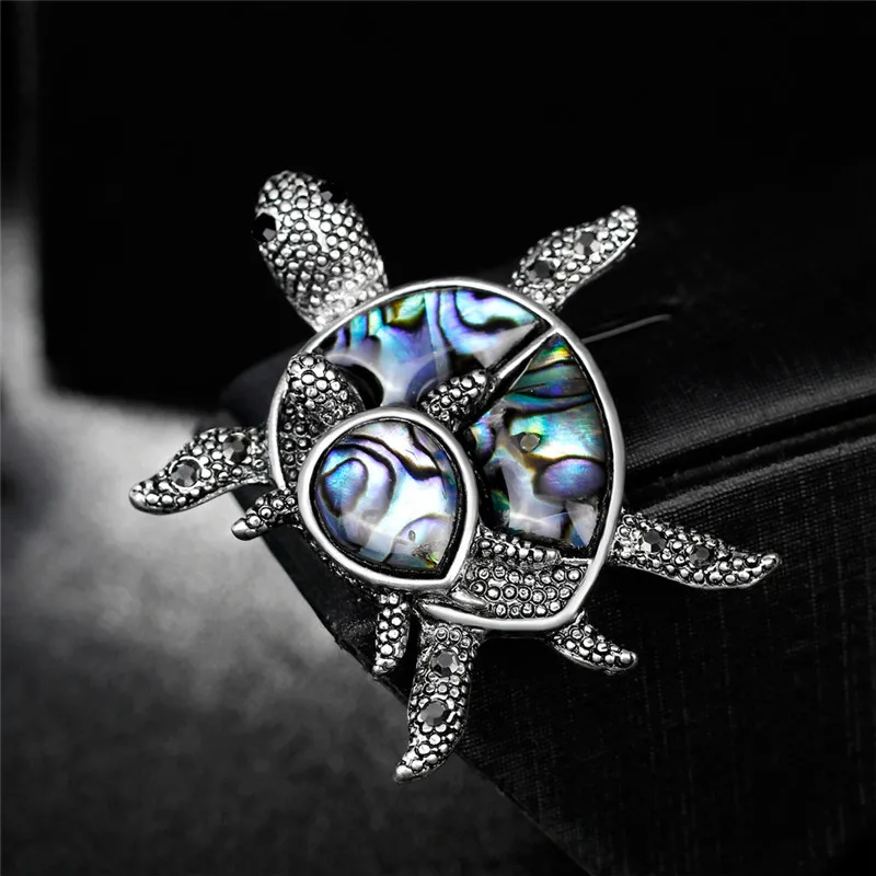 Новые модные свадебные черепаха Корпуса Броши хиджаб Булавки до Серебряные