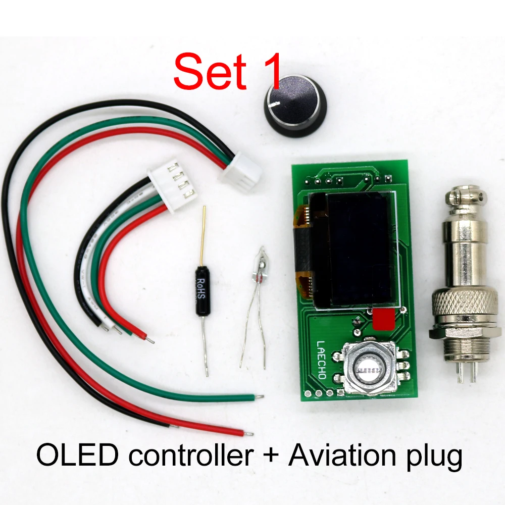 QUICKO T12 STC-OLED пайки паяльная станция DIY частей комплекты T12-952 цифровой Температура контроллер паяльник с металлический корпус