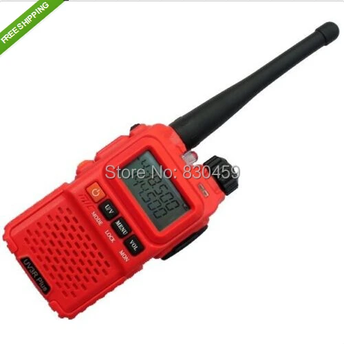 Горячая распродажа! Двухдиапазонный радиоприемник BaoFeng UV 3R Plus 136 174 / 400 470 МГц FM