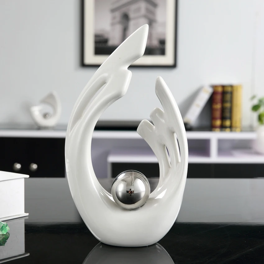 European Creative Angel Wings Model Figurines &amp Miniatures Modern Ceramic Crafts Furnishing Articles Home Decoration Accessories | Дом и