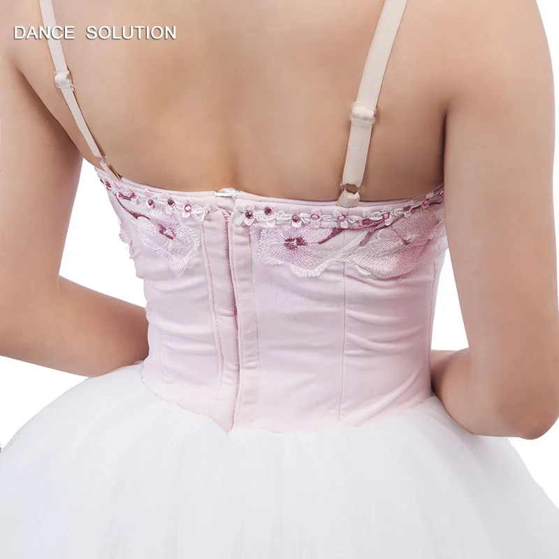 B17015 Spandex bodice with long romantic skirt Professional Ballet tutu Girl & Woman Stage performance costumes Dancing dress |