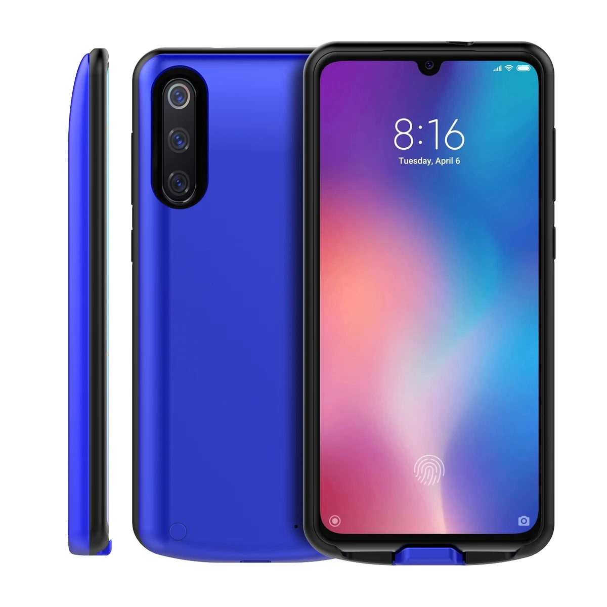 ДЛЯ Vivo S1 Pro Чехол для зарядного устройства 5000 мАч расширенная батарея резервного