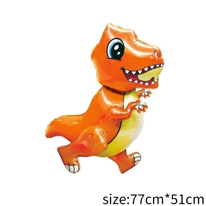 Dinosaur 6 1 шт. гигантский динозавр фольгированный Шар Детские воздушные шарики в виде животных Динозавр день рождения для детей мир Юрского периода украшения шар - Цвет: Dinosaur 6