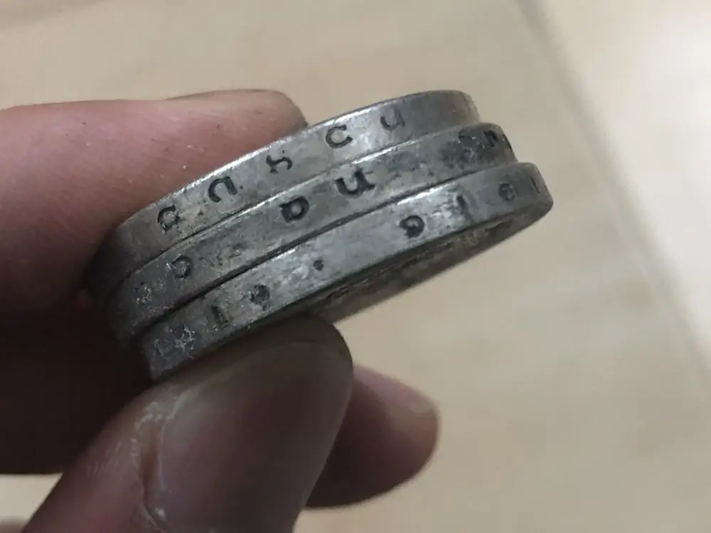 1966 ирландские серебряные перламутровые шиллинги высокого класса копия