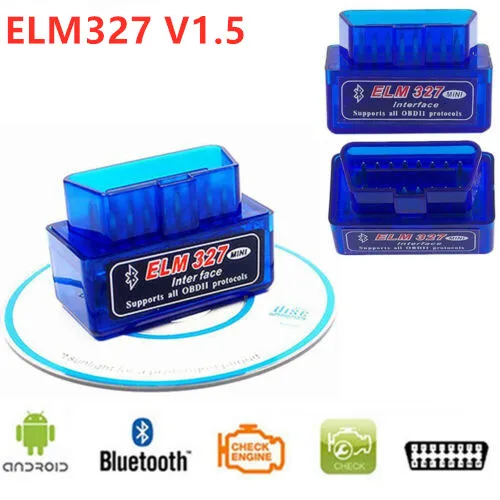 2019 Mini ELM327 Bluetooth Real PIC18F25K80 чип OBD2 V1.5 автомобильный диагностический инструмент ELM 327 V