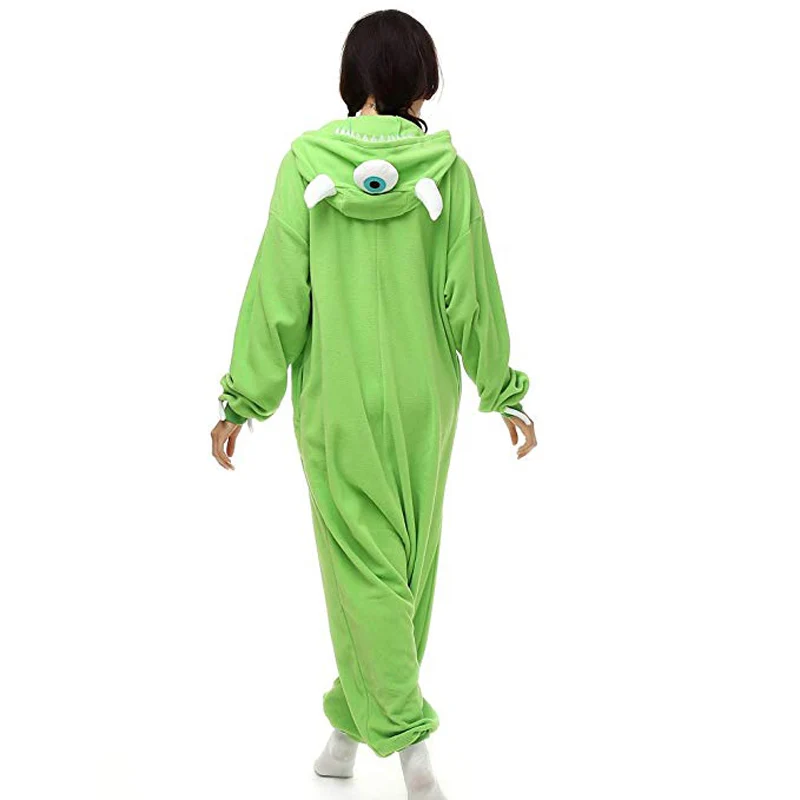 кигуруми Чужеродный взрослый мультфильм Onesie Косплей Костюм Monester человек пижамы
