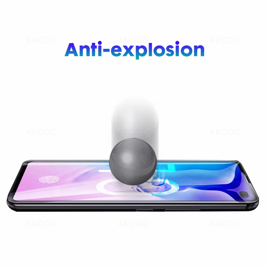 Akcoo S10 Plus защита экрана с функцией защиты зрения для samsung S8 9 10e Note 8 9 анти синий луч УФ стеклянная пленка