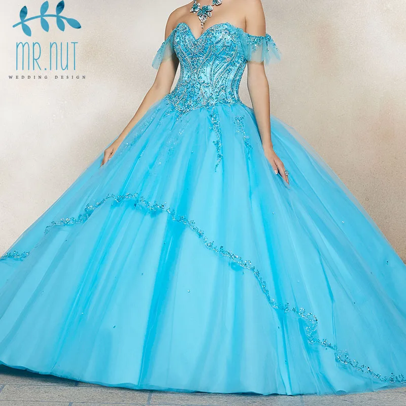 Пышные персиковые платья недорогие бальные Quinceanera с рукавами крылышками