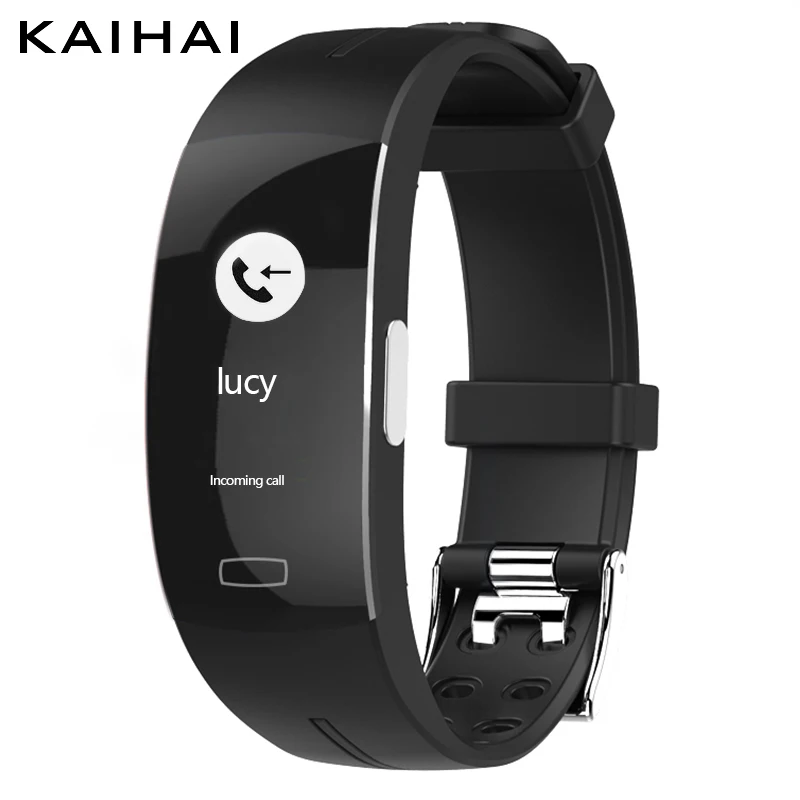 silver smart band KAIHAI h66 браслет для здоровья ppg ЭКГ смарт-браслет часы группа кровяное давление монитор сердечного ритма фитнес-трекер активности gps - Цвет: silver smart band
