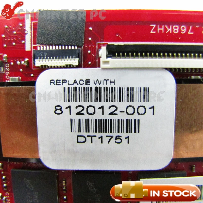 NOKOTION 812012-001 For Hp OMEN Pro Mobile Workstation Motherboard SPS-MB 2GB i7 4870HQ CPU 16GB RAMS Quadro K1100M