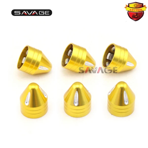 6 шт мотоциклетные 12 мм заглушки для рамы/Винты большого пальца сиденья/колпачок