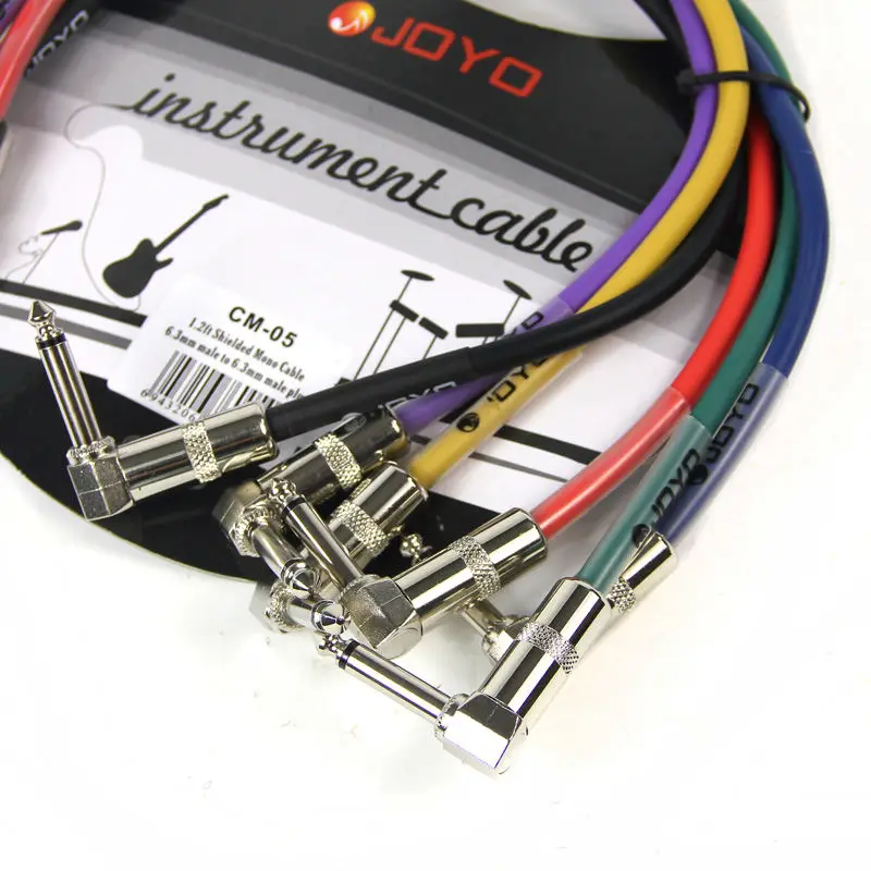 1 шт. JOYO CM 05 6 3 мм штекер Экранированный моно кабель длина 2 фута|6.3 mm cable|cable joyocable mono |