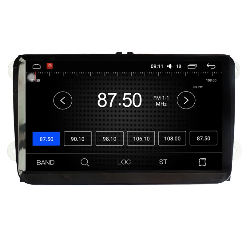 2 Din 9 Inch Car DVD Player For VW/Volkswagen/POLO/PASSAT/Golf/Skoda/Seat/Fabia With Wifi Radio GPS Bluetooth Map Android Navi | Автомобили