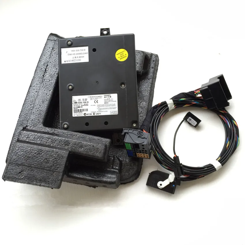 Жгут проводов для Bluetooth 8X0035447A RCD510 RNS510 Tiguan GOLF Sagitar Passat CC с микрофоном 8X0035447A|Клипсы и