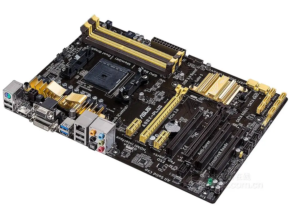 ASUS A88X PLUS материнская плата FM2 + четырехъядерный A88 используется 90%
